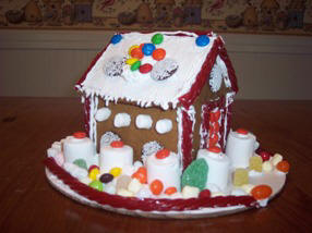 Gingerbread house picture from Brian Methuen, MA